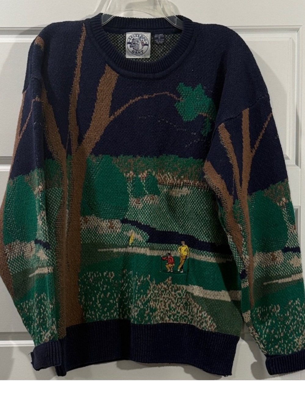 Vintage Salty Dog Gant golf sweater medium